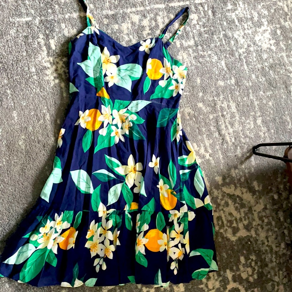 Blue Floral Dress